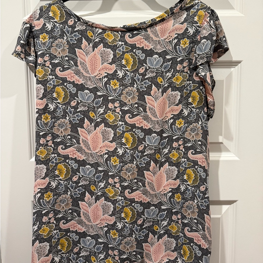 LOFT Multicolor Floral Shirt